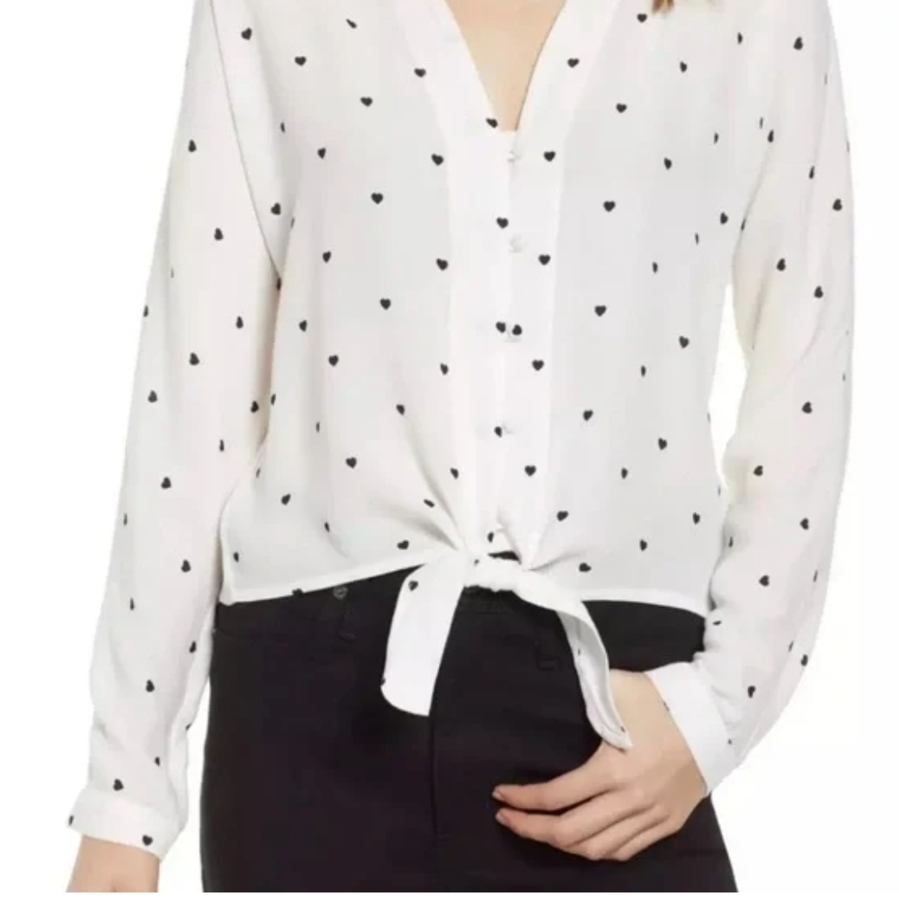 RAILS Heart Print Top 🖤